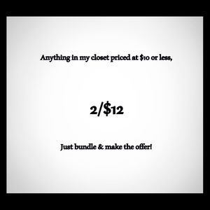 Bundle for great steals 😁